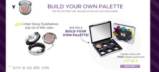 Preview - Urban Decay: Build your own palette (palette personalizzabile)