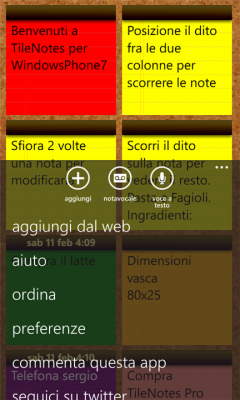 Aggiornamento TileNotes Pro v1.2