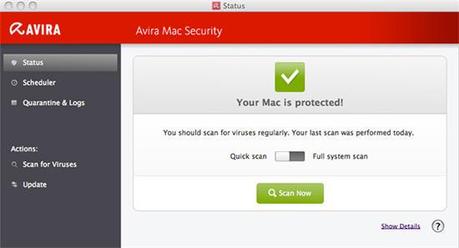 avira mac security 0 Avira Free Mac Security: Proteggi il tuo Mac da Malware