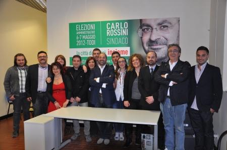 Presentata la lista dei candidati consiglieri del PD collegata a Carlo Rossini