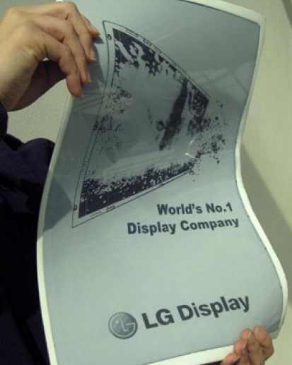 LG presenta il display pieghevole