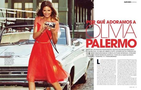 Olivia Palermo for Marie Claire Spain