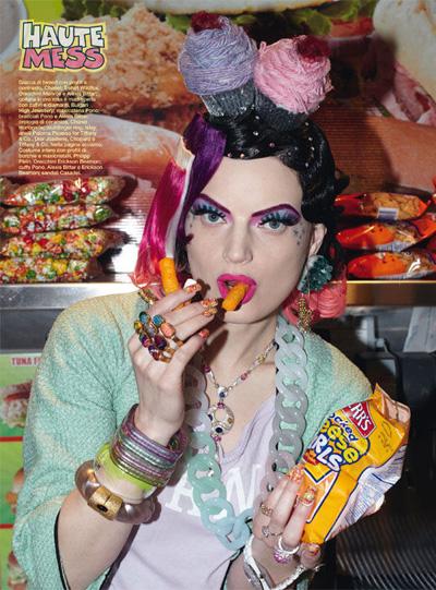 HAUTE MESS / VOGUE ITALIA / MARCH2012 + STEVEN MEISEL