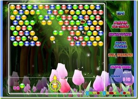 gioco Bubble elements earth