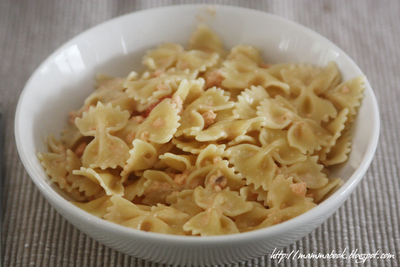 Farfalle al salmone - Farfalle with Salmon