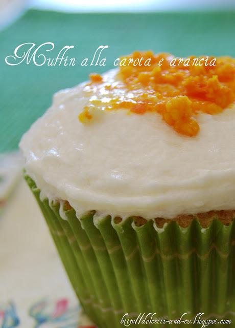 Muffin alle carote e arancia