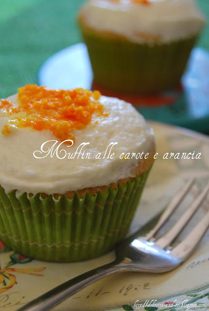 Muffin alle carote e arancia