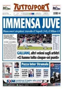 Ecco le prime pag del Corriere dello Sport, Gazzetta e Tuttosport.