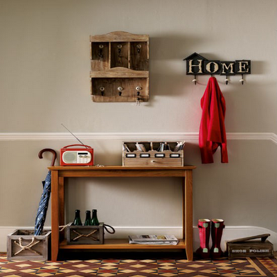 Organized House Entryway