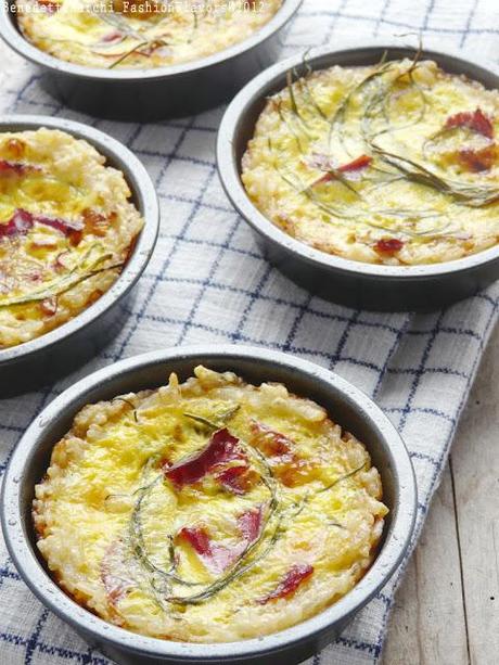 Mini quiches con pasta... di riso!