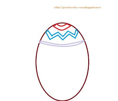 Mamma mi aiuti a disegnare?L'uovo di Pasqua in 7 step!
