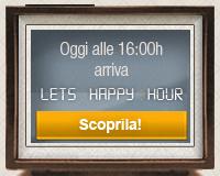 Gratis Letsbonus Happy Hour dale 16.00 alle 17.00 acquista un coupon ed un altro in OMAGGIO