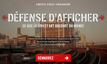 Divieto d'affissione: città e street artist. Un web documentario