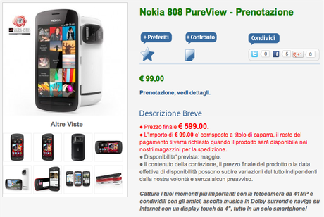 Schermata 2012 04 02 a 15.41.38 Iniziano i Pre Order per i nuovi Nokia Lumia 900, Lumia 610 e 808 PureView !