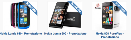 Schermata 2012 04 02 a 15.36.40 Iniziano i Pre Order per i nuovi Nokia Lumia 900, Lumia 610 e 808 PureView !